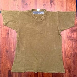 Freewheelers Power Wear Army Green Loopwheeled midweight s/s with M 38/40